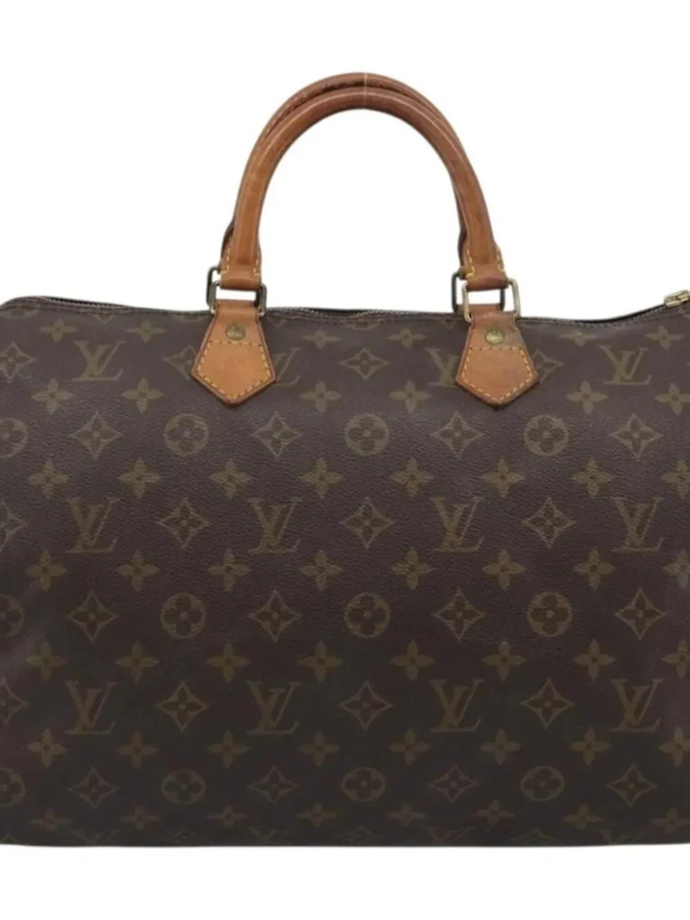 LOUIS VUITTON Monogram Speedy 35 Hand Bag M41524 LV Auth 187939A